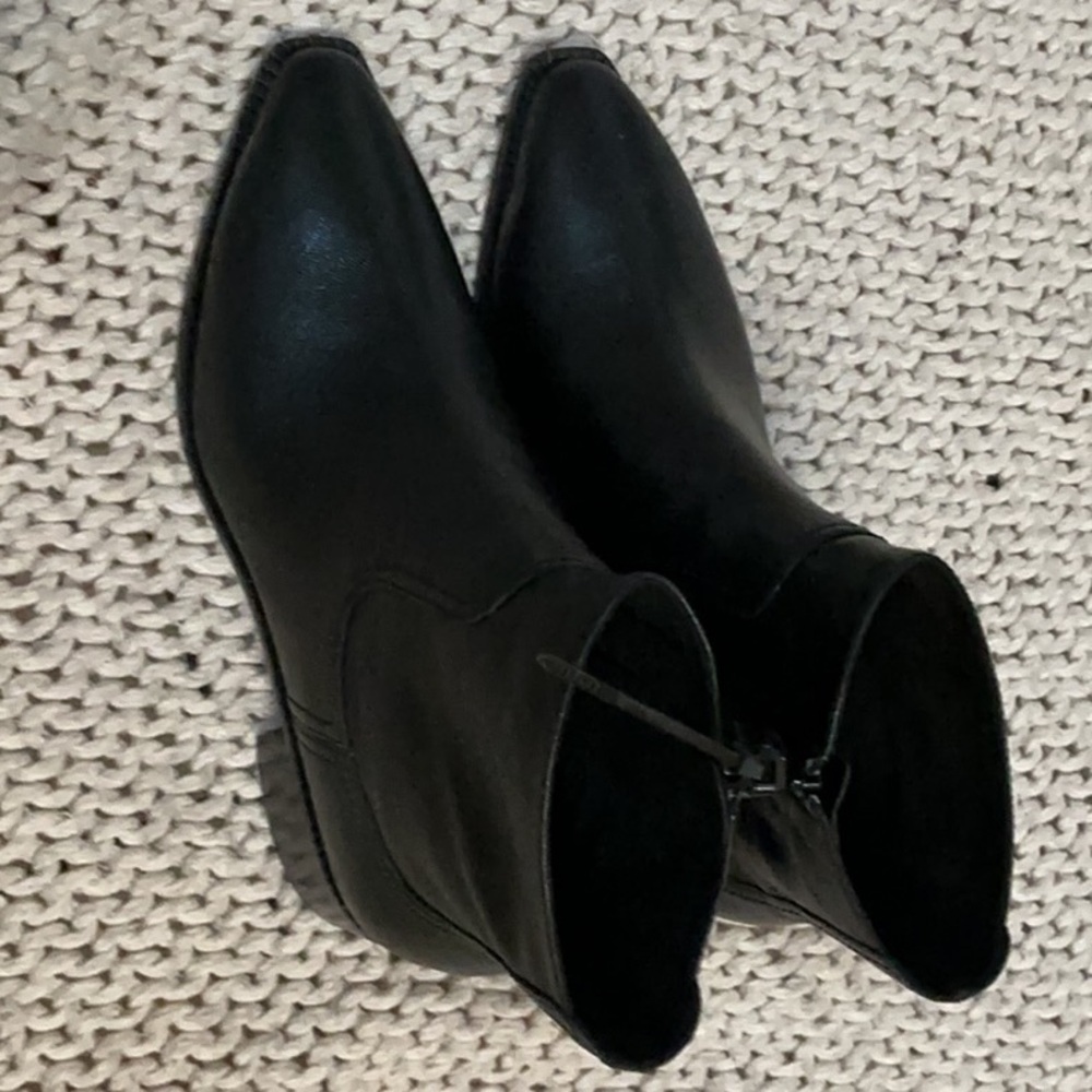 Cole Haan Black Ankle Booties Sleek Minimalist Design